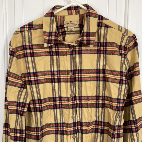 BUFFALO JACKSON Women’s BRAND NEW FLANNEL SHIRT Sz L 100% COTTON !! - Picture 2 of 5